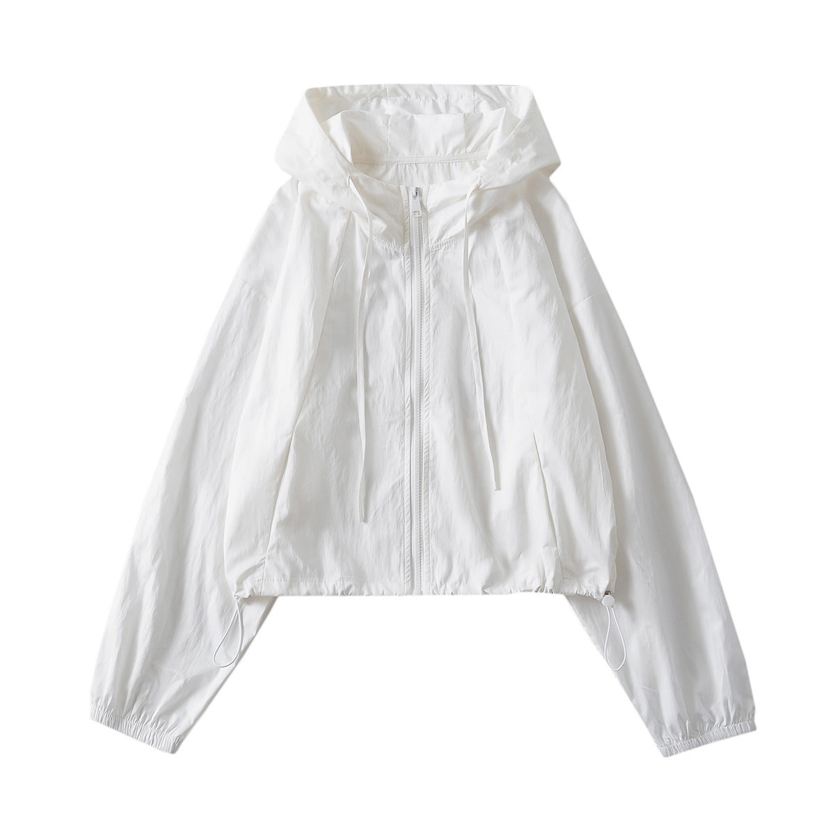 Drawstring jacket jacket