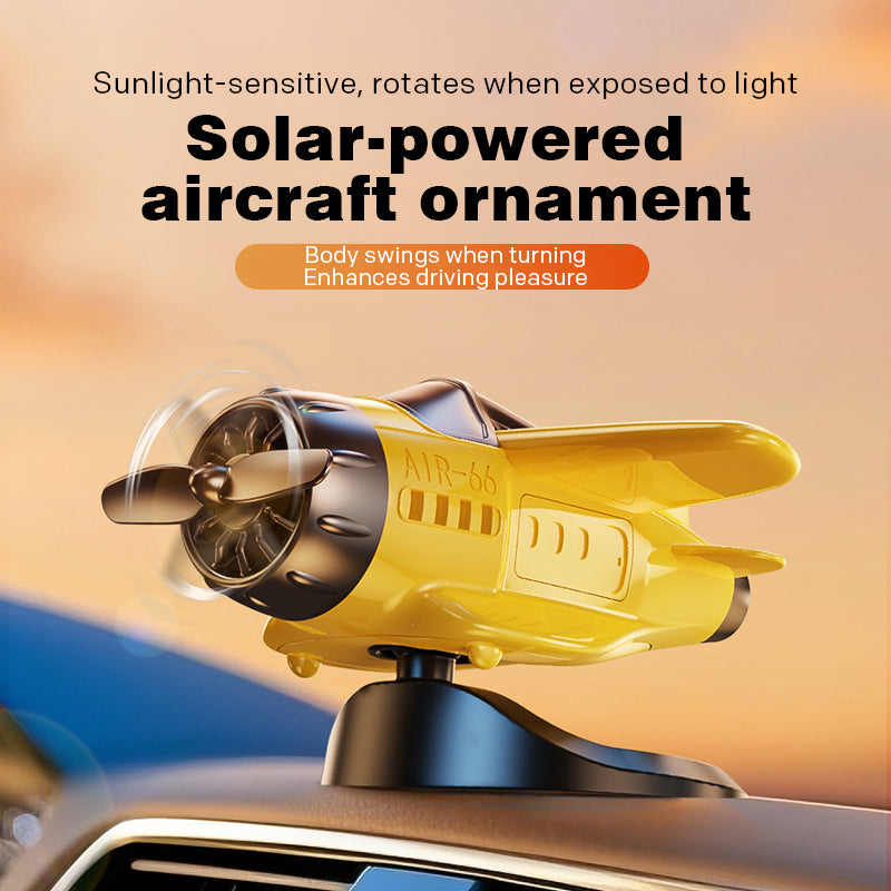 🎁 2025 Limited Time Sale - 50% OFF 🔥 Solar-Powered Airplane-Shaped Car Ornaments