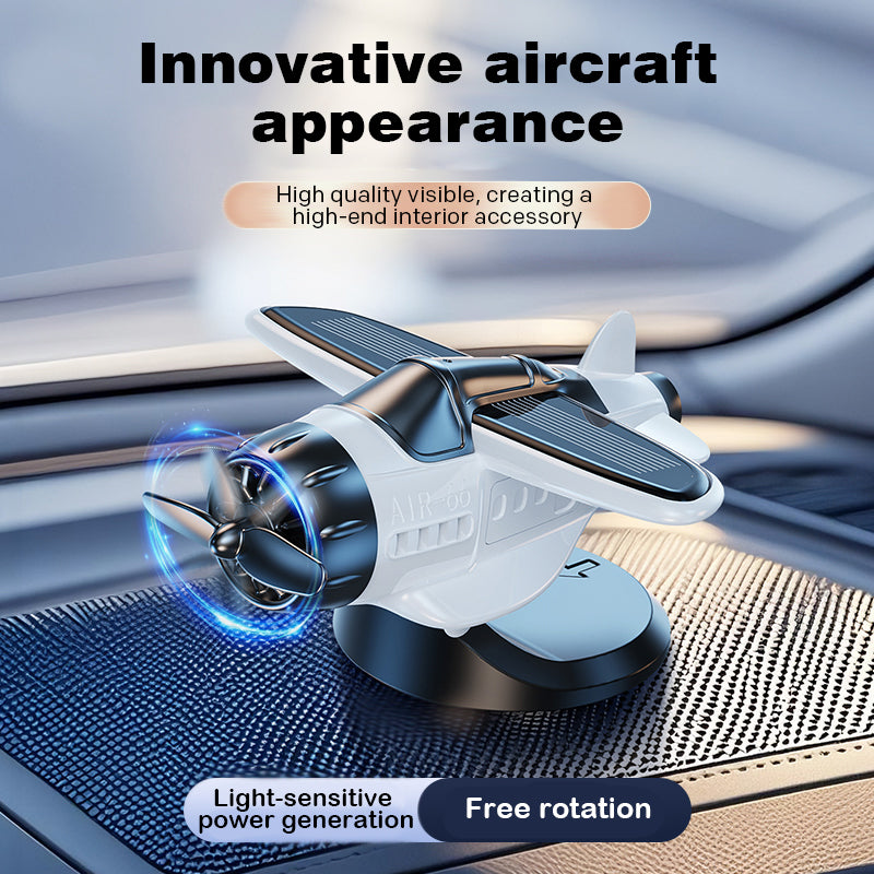 🎁 2025 Limited Time Sale - 50% OFF 🔥 Solar-Powered Airplane-Shaped Car Ornaments