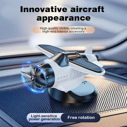 🎁 2025 Limited Time Sale - 50% OFF 🔥 Solar-Powered Airplane-Shaped Car Ornaments